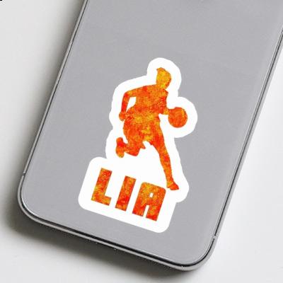 Sticker Lia Basketball Player Laptop Image