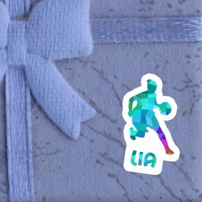 Sticker Basketball Player Lia Notebook Image