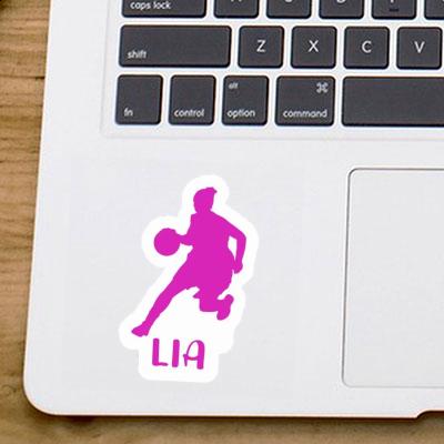 Autocollant Joueuse de basket-ball Lia Notebook Image