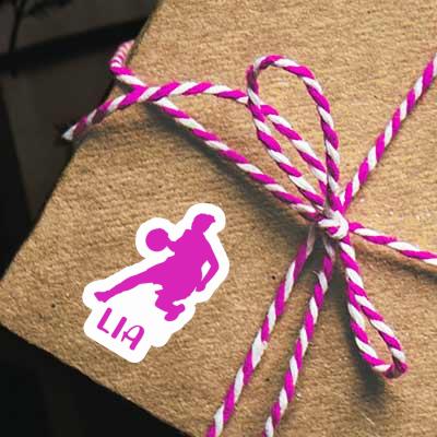 Aufkleber Lia Basketballspielerin Gift package Image