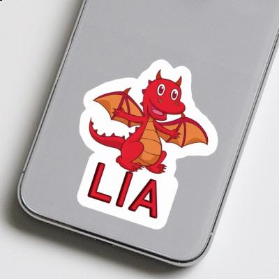 Lia Sticker Dragon Notebook Image