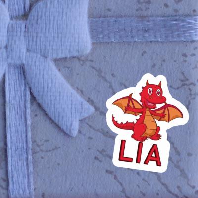 Lia Sticker Dragon Notebook Image