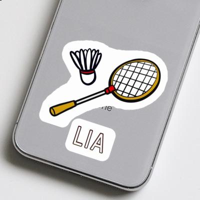 Lia Sticker Badmintonschläger Laptop Image