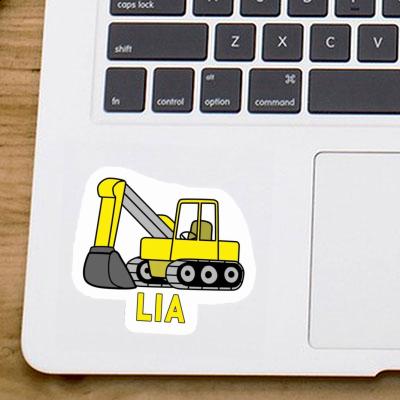 Excavator Sticker Lia Laptop Image