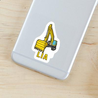 Excavator Sticker Lia Notebook Image