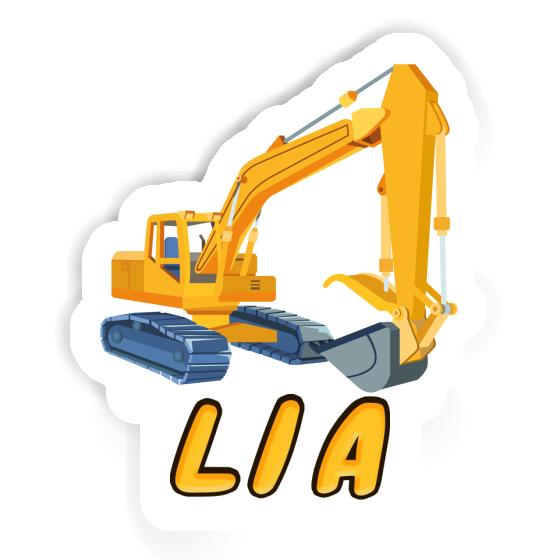 Lia Sticker Excavator Image