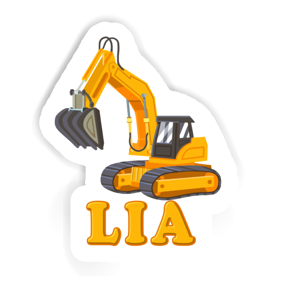 Excavator Sticker Lia Gift package Image