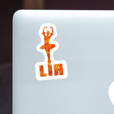 Lia Sticker Ballerina Laptop Image