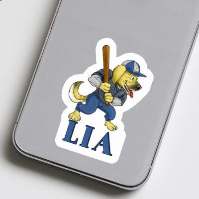 Lia Sticker Baseball Dog Gift package Image