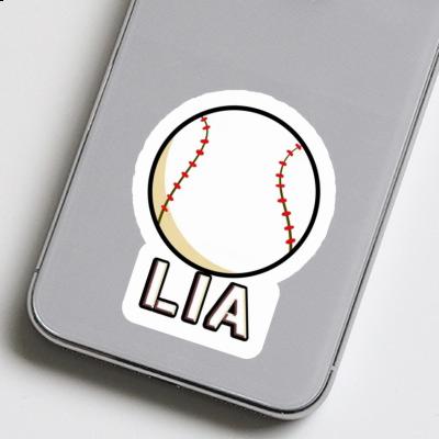 Lia Sticker Baseball Ball Image