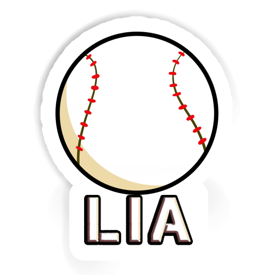 Baseball Sticker Lia Notebook Image