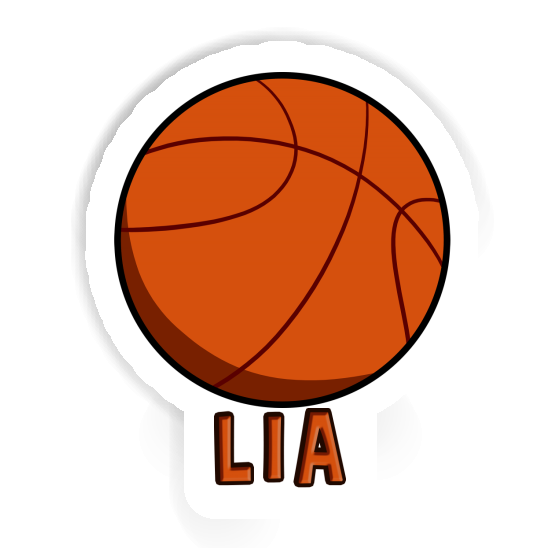 Aufkleber Lia Basketball Ball Laptop Image