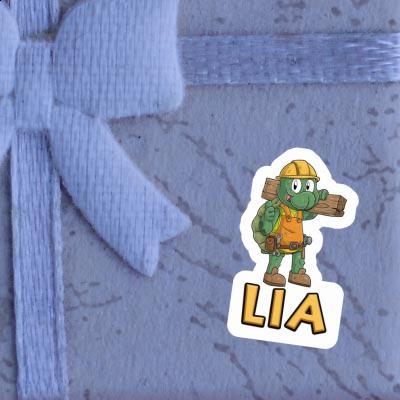 Sticker Construction worker Lia Image