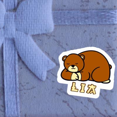 Lia Sticker Bear Notebook Image