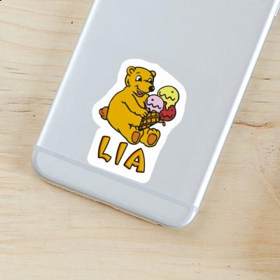 Lia Sticker Bear Laptop Image