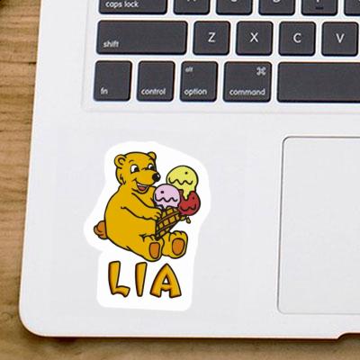 Lia Sticker Bear Notebook Image