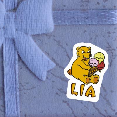 Autocollant Ours de glace Lia Notebook Image