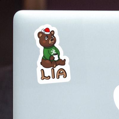 Sticker Christmas Bear Lia Notebook Image