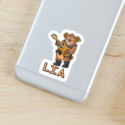 Sticker Lia Guitarist Notebook Image