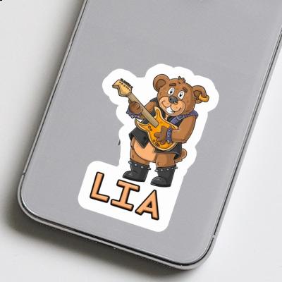 Sticker Lia Guitarist Notebook Image