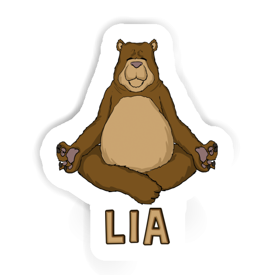 Sticker Lia Yoga Bear Gift package Image