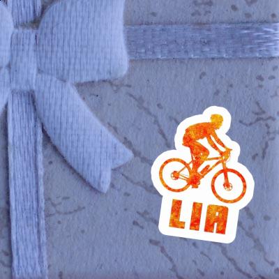 Biker Sticker Lia Notebook Image