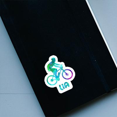 Lia Sticker Biker Laptop Image