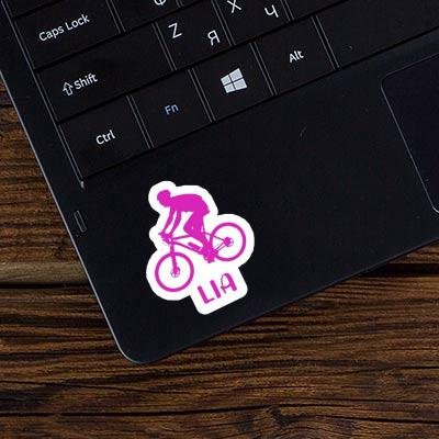 Biker Sticker Lia Notebook Image