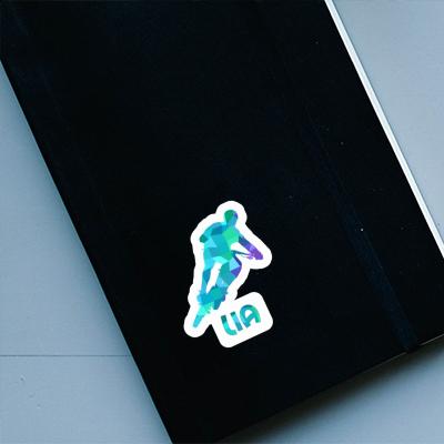 Lia Sticker Biker Laptop Image