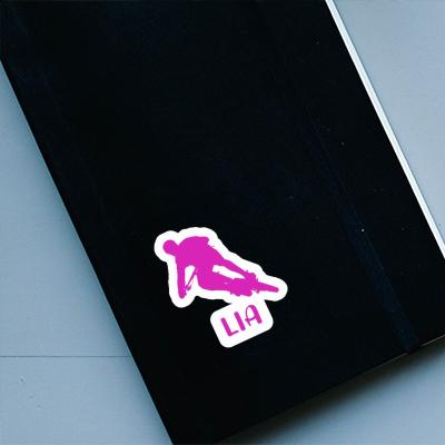 Biker Sticker Lia Notebook Image