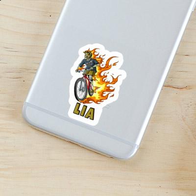 Sticker Biker Lia Laptop Image