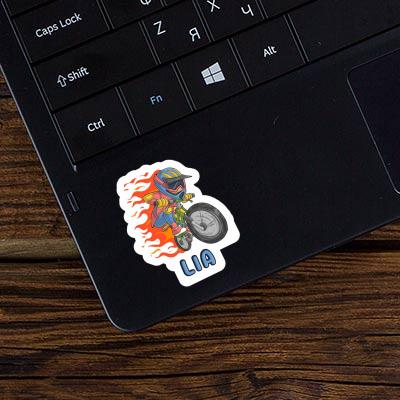 Lia Sticker Freeride Biker Notebook Image