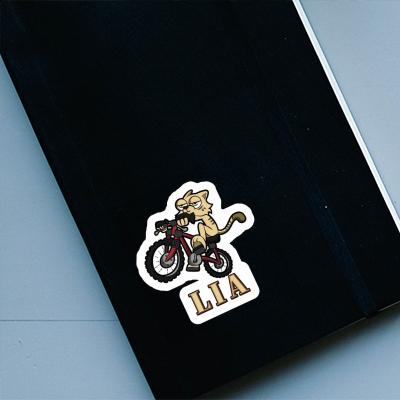 Aufkleber Fahrradkatze Lia Notebook Image