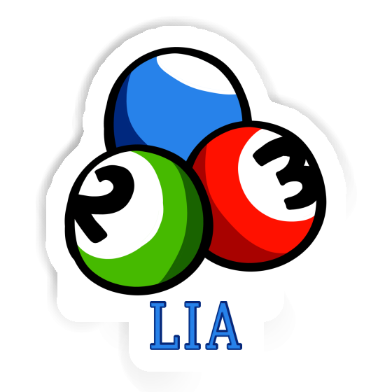 Sticker Billiard Ball Lia Notebook Image