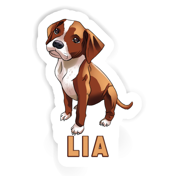 Lia Sticker Boxer Notebook Image