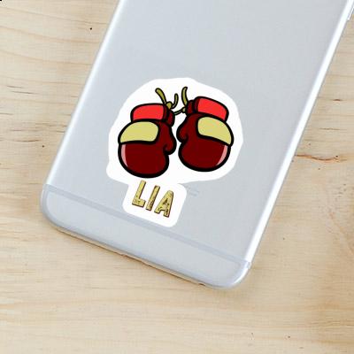 Sticker Lia Boxing Glove Laptop Image