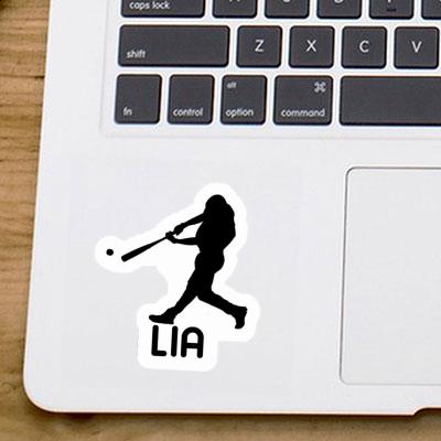 Baseball Player Sticker Lia Notebook Image