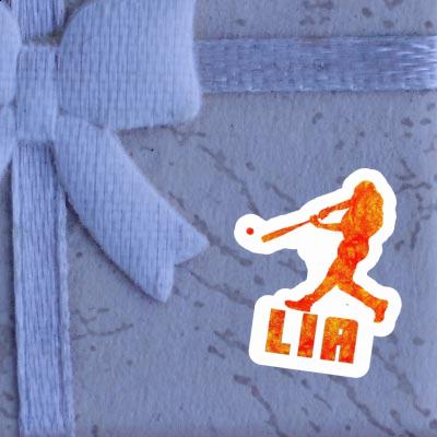 Lia Sticker Baseball Player Gift package Image