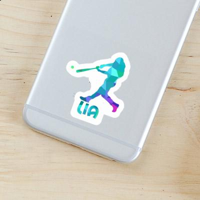 Sticker Baseballspieler Lia Image