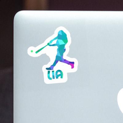 Sticker Baseballspieler Lia Laptop Image