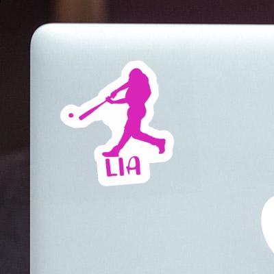 Lia Sticker Baseballspieler Image