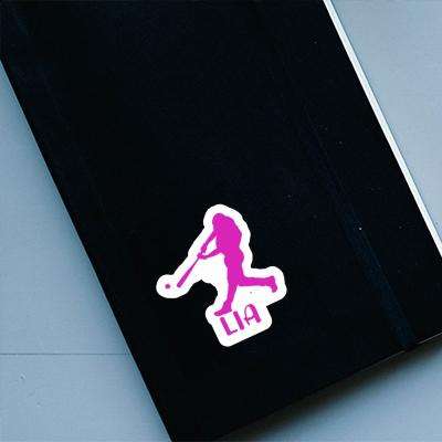 Lia Sticker Baseballspieler Image