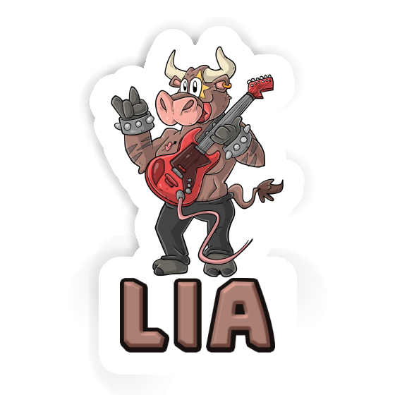 Sticker Lia Rocking Bull Notebook Image