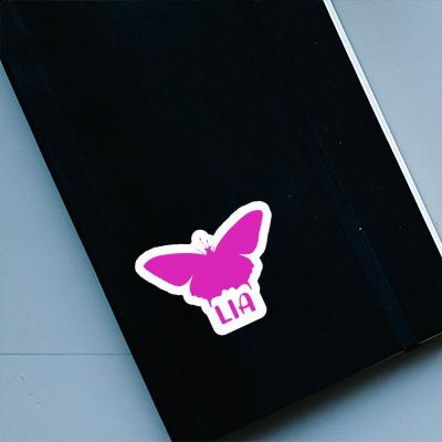 Lia Autocollant Papillon Notebook Image