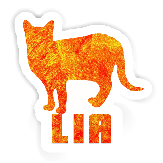 Lia Sticker Cat Laptop Image