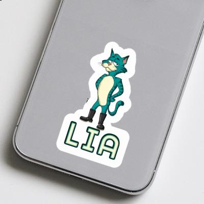 Sticker Lia Cat Notebook Image