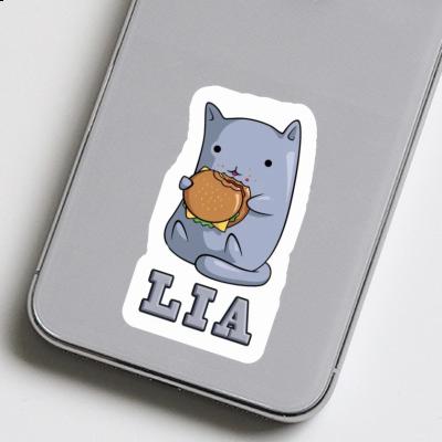 Lia Autocollant Chat Notebook Image