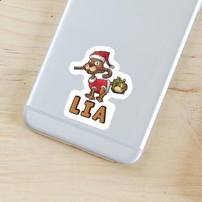 Lia Sticker Christmas Cat Image