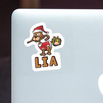 Lia Sticker Christmas Cat Gift package Image