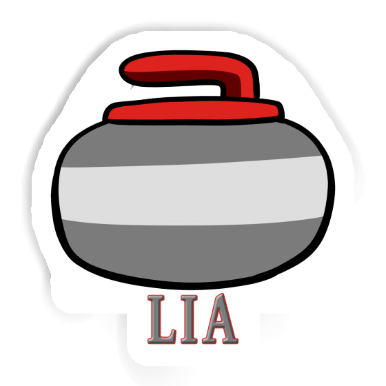 Curling Stone Sticker Lia Gift package Image